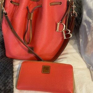 Dooney and Bourke bag and wallet